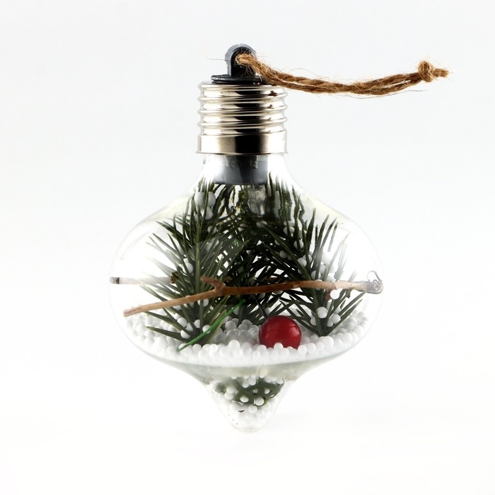 Новогодний шар ёлочный &laquo;Чудесных дней&raquo;, на Новый год, d=8 см.