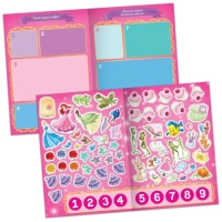 Набор многоразовых наклеек &laquo;Учимся вместе с принцессами&raquo;, А4, Принцессы