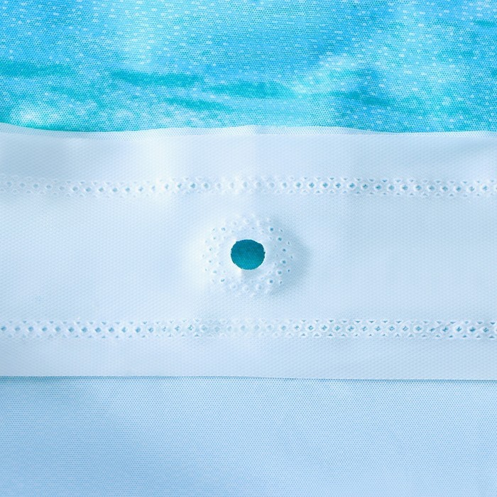 Штора для ванны Доляна &laquo;Прибой&raquo;, 180&times;180 см, EVA