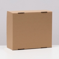 Коробка сборная, крышка-дно, "бурая" 25 х 21 х 10 см Коробка сборная, крышка-дно, "бурая" 25 х 21 х 10 см