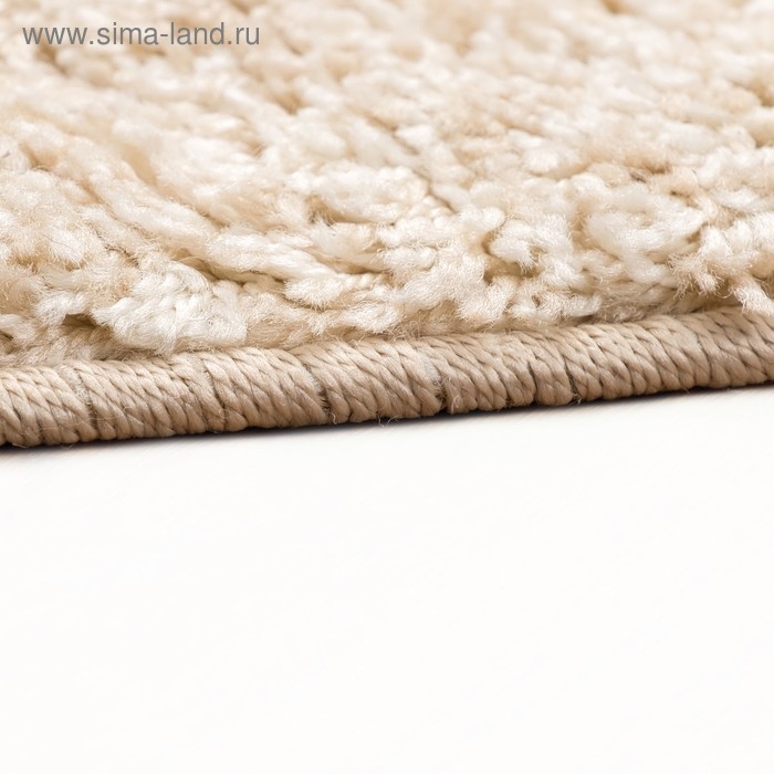 Ковёр Фризе &laquo;Шегги&raquo;, цвет меланж, овал 200х300 см