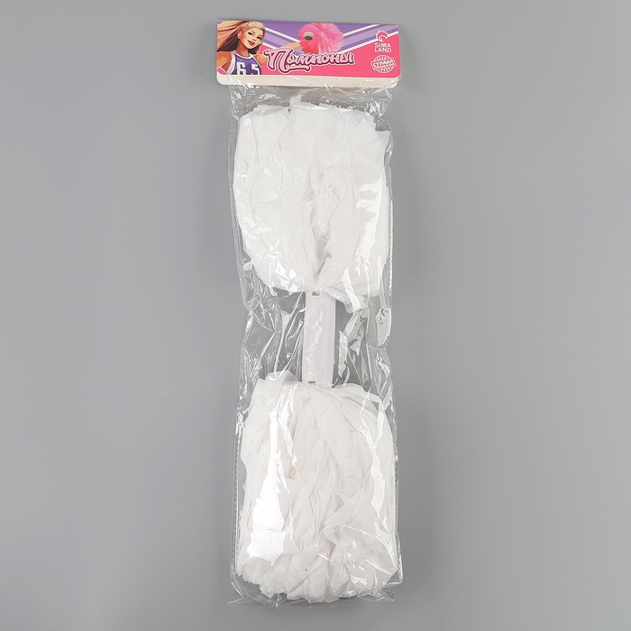 Помпон 1шт, цвет белый Помпон 1шт, цвет белый