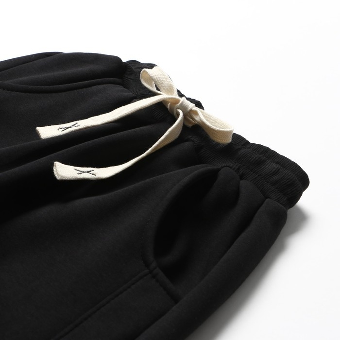 Брюки для девочек, НАЧЁС, цвет чёрный, рост 116-122 см