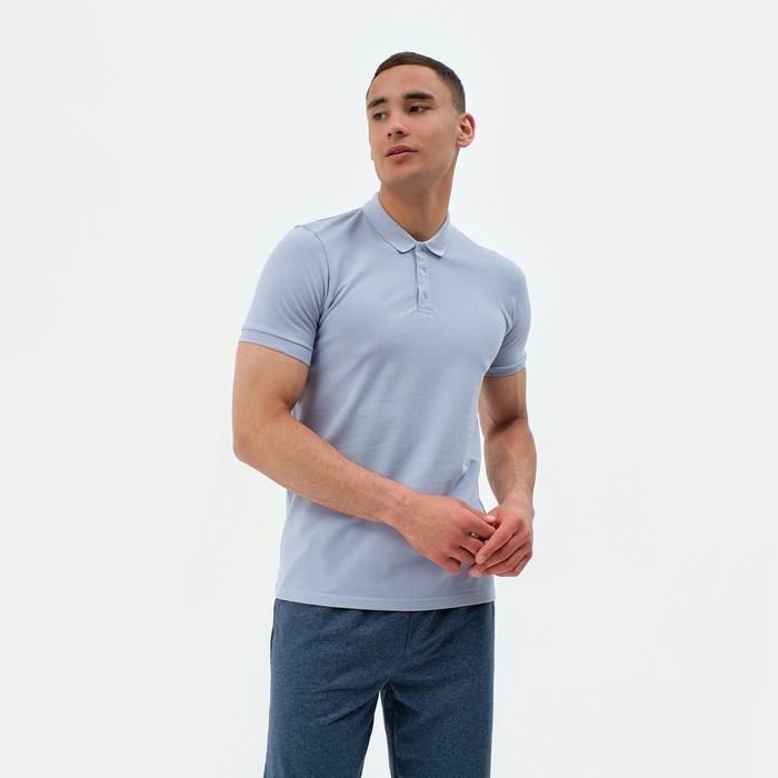 Футболка (поло) мужская MINAKU REGULAR FIT: цвет серый, р-р 54 Футболка (поло) мужская MINAKU REGULAR FIT: цвет серый, р-р 54