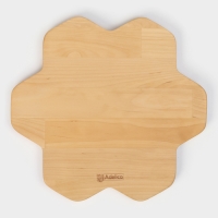 Менажница Adelica &laquo;Соты&raquo;, 7 секций, d=27&times;1,8 см, берёза