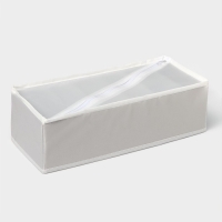 Органайзер для хранения белья LaDо́m, 6 ячеек, 34&times;15&times;10 см, цвет серый