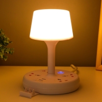 Настольная лампа "Эра" LED 5Вт 3000К-6000К 4 розетки 2хUSB2.0 МИКС 15х15х22см RISALUX Настольная лампа "Эра" LED 5Вт 3000К-6000К 4 розетки 2хUSB2.0 МИКС 15х15х22см RISALUX