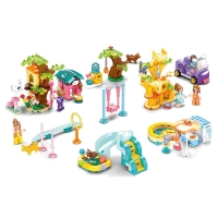 Конструктор Розовая мечта «Площадка для дрессировки», 90 деталей Конструктор Розовая мечта «Площадка для дрессировки», 90 деталей