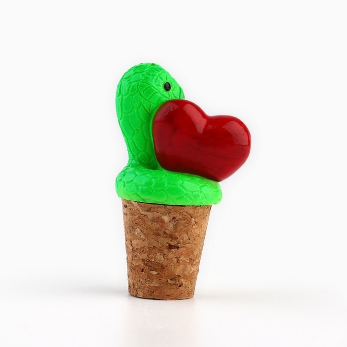 Пробка для вина новогодняя &laquo;С любовью&raquo; на Новый год, 5,7 х 3,5 см