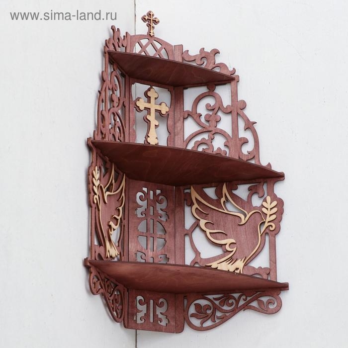 Иконостас № 6, цвет орех, 61х18х39 см Иконостас № 6, цвет орех, 61х18х39 см