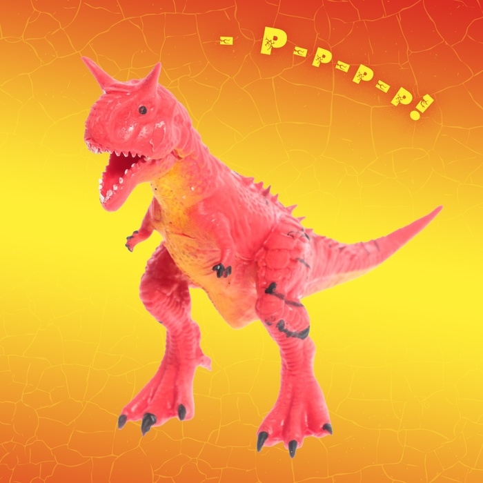 Фигурка животного тянущаяся &laquo;Динозавр&raquo;, МИКС