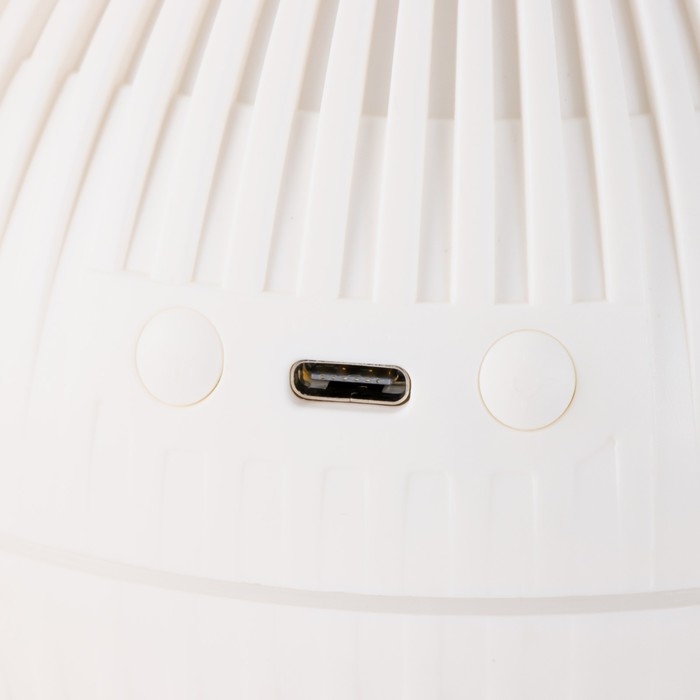 Ночник с увлажнителем Шар LED USB АКБ белый 12х12х11,5 см RISALUX