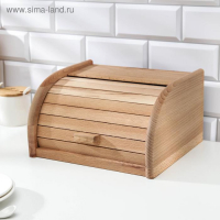 Хлебницa деревяннaя Премиум &laquo;Хозяюшкa&raquo;, 29&times;22,5&times;15 см, бук