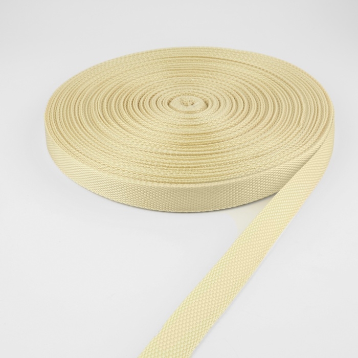 Стропа ременная, 20 мм, 50 &plusmn; 1 м, плотность 8,2 гр/м, цвет бежевый №22