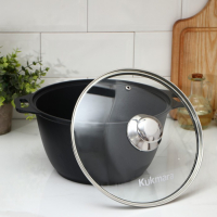 Кастрюля &laquo;Традиция&raquo;, 4 л, 32&times;26.5&times;14.3 см, антипригарное покрытие, цвет чёрный