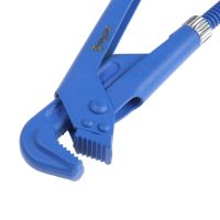 Ключ трубный рычажный ТУНДРА, плоский зажим 90&deg;, раскрытие до 35 мм, №1, 1"