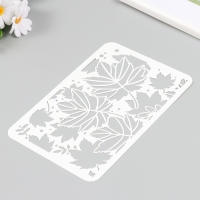 Трафарет пластиковый "Кленовые листья" 16х24 см Трафарет пластиковый "Кленовые листья" 16х24 см