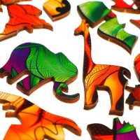 Пазл деревянный фигурный &laquo;Бенгальский тигр&raquo;, 166 элементов