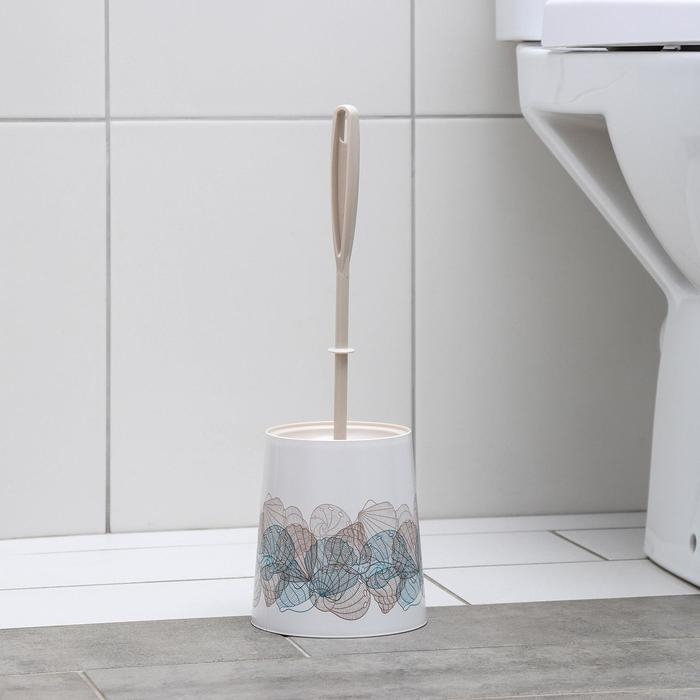 Ёршик для унитаза с подставкой «Ракушки», 12×12×36 см Ёршик для унитаза с подставкой «Ракушки», 12×12×36 см
