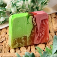 Мыло СПА - уход для бани и сауны "Черника со сливками" Добропаровъ РУЧНАЯ РАБОТА 80 гр