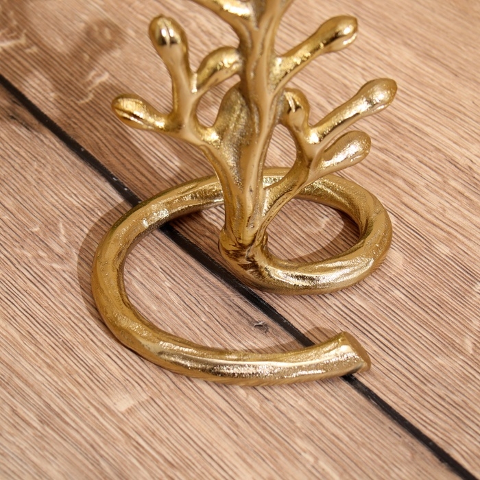 Подсвечник Подсвечник "Фьюри" алюминий 10х11,5х30 см