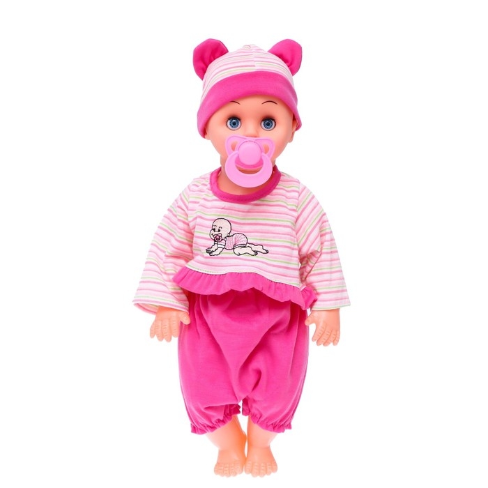 Пупс музыкальный &laquo;Кроха&raquo;, в костюмчике, МИКС