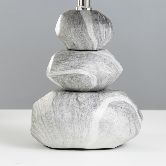 Настольная лампа "Андри" E14 40Вт серый 23х23х39 см RISALUX