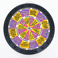 Дартс 2 в 1 "Время игры": веселые фанты и на раздевание, 41 х 41 см, 3 дротика, 18+ Дартс 2 в 1 "Время игры": веселые фанты и на раздевание, 41 х 41 см, 3 дротика, 18+