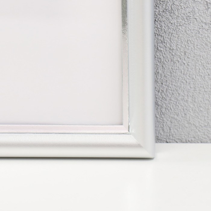 Фоторамка пластик "МИРАМ" 30х30 см, 636421-33, серебро (пластиковый экран)