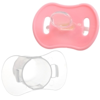 Соска - пустышка силиконовая ортодонтическая, от 3 мес., с колпачком, цвет МИКС Соска - пустышка силиконовая ортодонтическая, от 3 мес., с колпачком, цвет МИКС