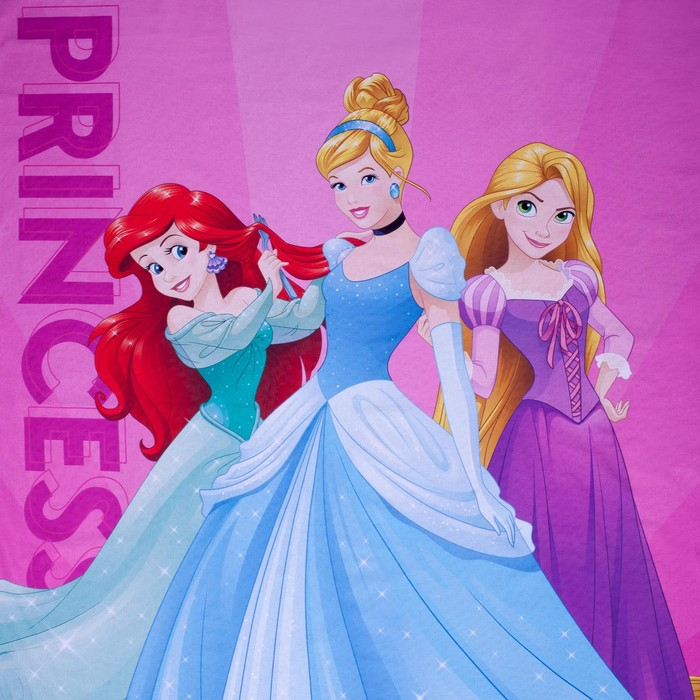 Постельное бельё 1,5 сп &laquo;Принцессы&raquo; 143х215 см, 150х214 см, 50х70 см -1 шт., поплин 125 г/м2