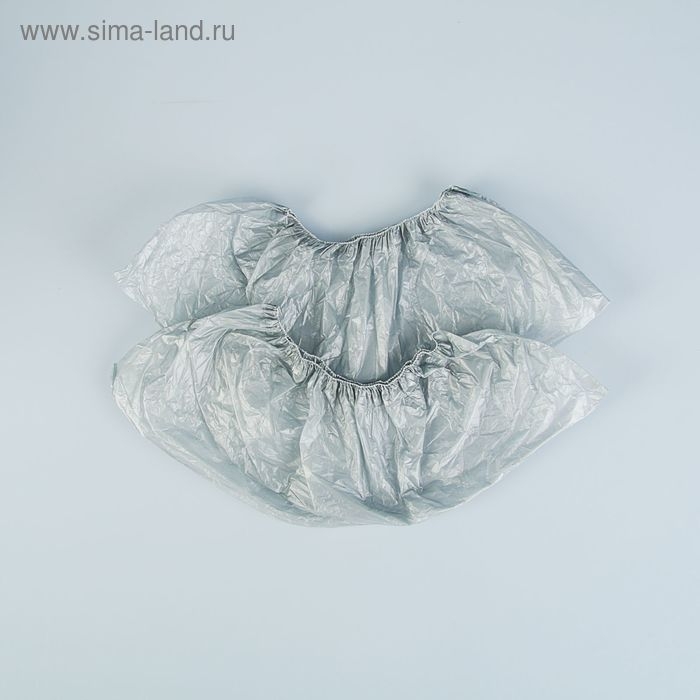 Бахилы Бахилы "Прочные", серебряные, 36 микрон, 3,5 грамма, 100 пар