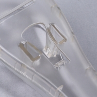 Органайзер для бритвы, с крышкой, вентилируемый, 16,2 &times; 6,1 см, цвет прозрачный