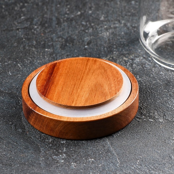 Кувшин для воды стеклянный с крышкой &laquo;Эко. Флора&raquo;, 9&times;21 см