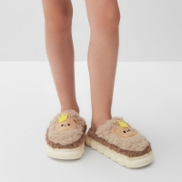 Тапочки детские, размер 28-29, коричневый