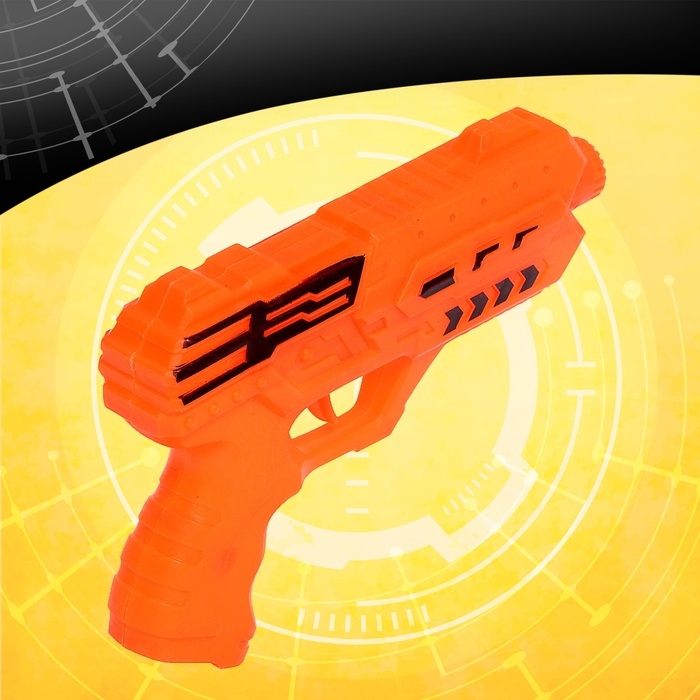 Пистолет &laquo;Лётчик&raquo;, стреляет присосками, со свистком, цвет МИКС