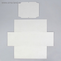 Коробка для торта, белая, 24 х 24 х 20 см Коробка для торта, белая, 24 х 24 х 20 см