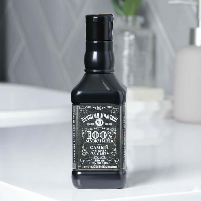 Подарочный набор косметики «Крутой мужик», гель для душа 250 мл и мочалка,HARD LINE Подарочный набор косметики «Крутой мужик», гель для душа 250 мл и мочалка,HARD LINE