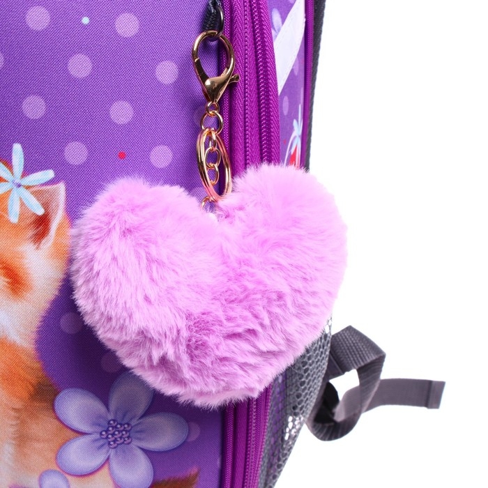 Рюкзак каркасный школьный 38 х 30 х 16 см, эргономичная спинка, Stavia Рюкзак каркасный школьный 38 х 30 х 16 см, эргономичная спинка, Stavia "Рыжий кот"