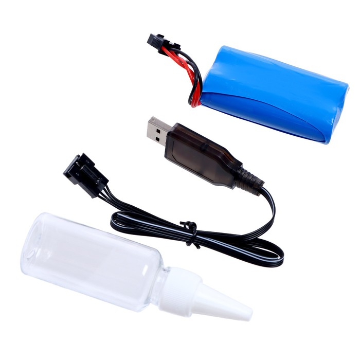 Машина радиоуправляемая &laquo;Акула&raquo;, 4WD полный привод, эффект дыма, работает от аккумулятора