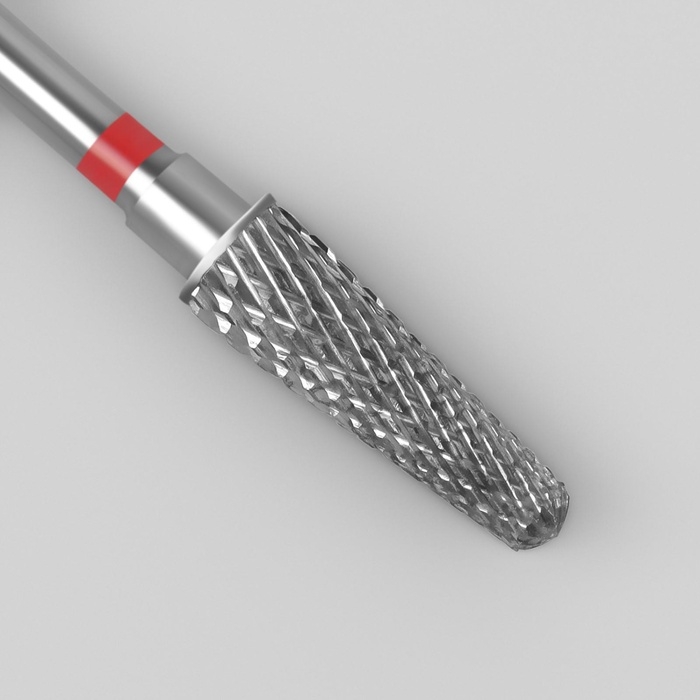 Фреза твердосплавная для маникюра «Тонкий конус», мелкая нарезка, 4 × 15 мм, в пластиковом футляре Фреза твердосплавная для маникюра «Тонкий конус», мелкая нарезка, 4 × 15 мм, в пластиковом футляре