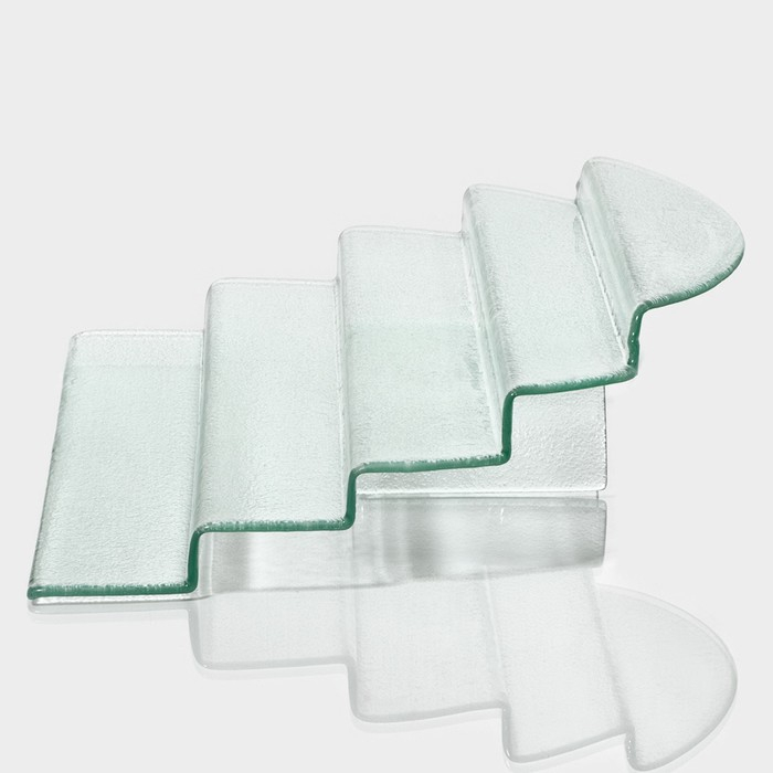 Блюдо стеклянное сервировочное Magistro «Авис», 5 ступеней, 41,5×51×14,5 см Блюдо стеклянное сервировочное Magistro «Авис», 5 ступеней, 41,5×51×14,5 см