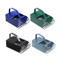 Плодосъёмник ягодный &laquo;Клюква&raquo;, с заслонкой, с ручкой, металлический, цвет МИКС