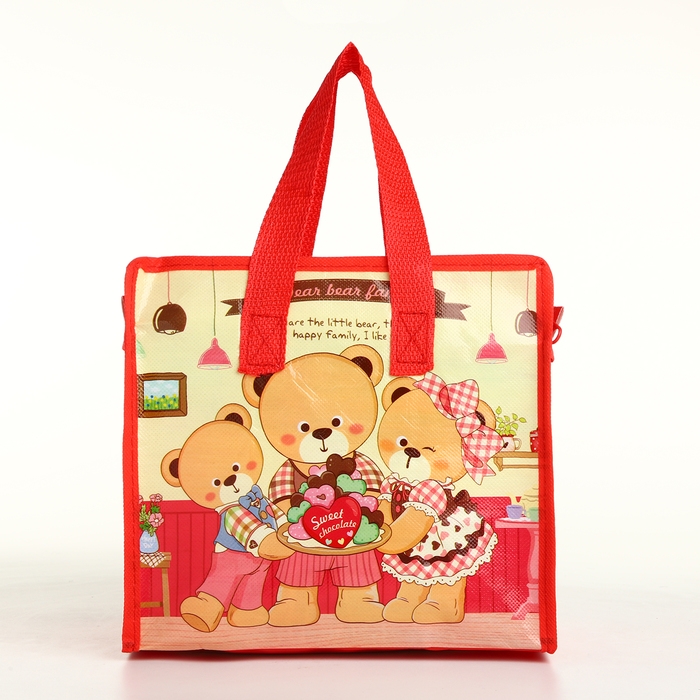 Сумка детская на молнии, цвет красный Сумка детская на молнии, цвет красный