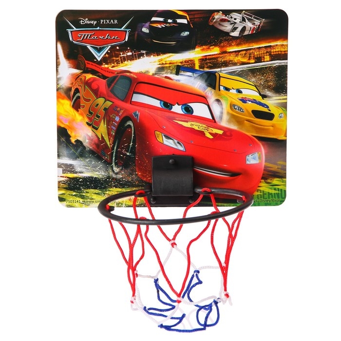 Баскетбольный набор с мячом «Тачки», диаметр мяча 8 см, диаметр кольца 13,5 см Баскетбольный набор с мячом «Тачки», диаметр мяча 8 см, диаметр кольца 13,5 см
