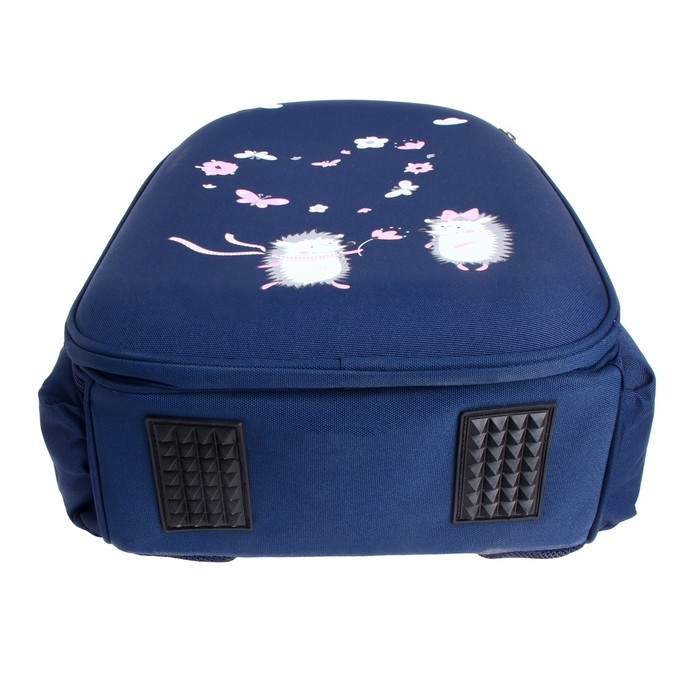 Рюкзак каркасный 38 х 30 х 20 см, Bruno Visconti Рюкзак каркасный 38 х 30 х 20 см, Bruno Visconti "Ёжики. Романтика"