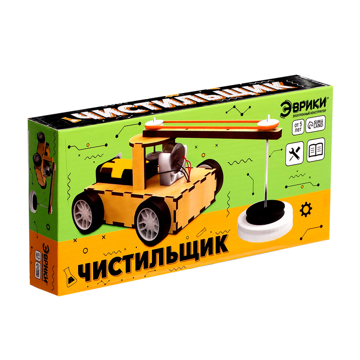 Конструктор электронный &laquo;Чистильщик&raquo;, работает от батареек