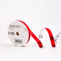 Лента для декора и подарков "Шелк", 1,2см х 45м, красная Лента для декора и подарков "Шелк", 1,2см х 45м, красная