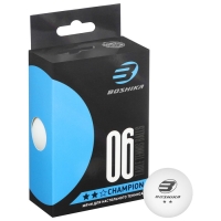 Мяч для настольного тенниса Championship 2**, набор 6 шт., ABS, цвет белый Мяч для настольного тенниса Championship 2**, набор 6 шт., ABS, цвет белый