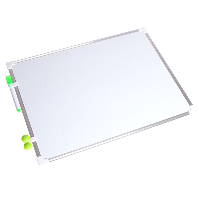 Доска магнитная, 40 &times; 30 см, маркер и магниты в наборе